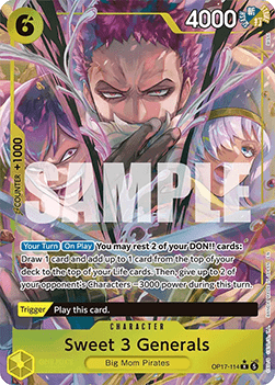 Sweet 3 Generals — FR/EN