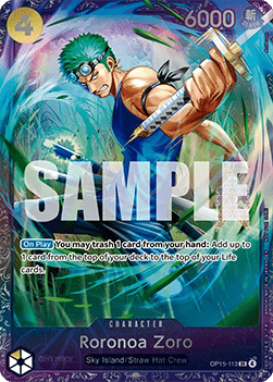Roronoa Zoro OP15-113
